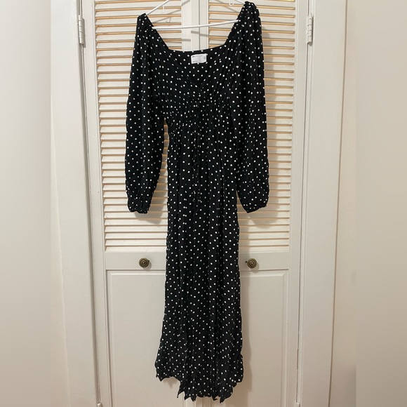 ASOS black and white polka dot dress - Picture 2 of 3